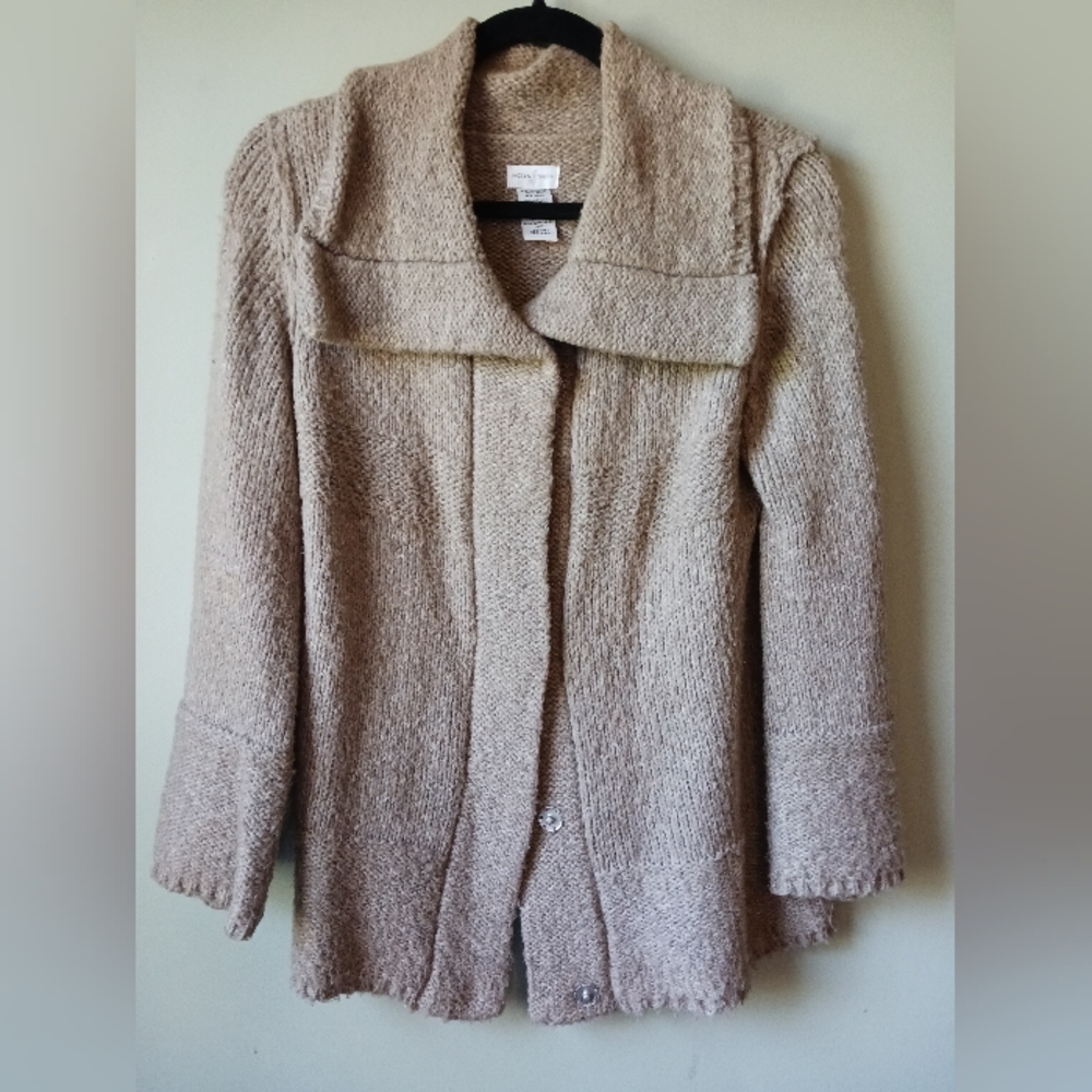 Jaclyn Smith Comfy Knit Cardigan Sweater